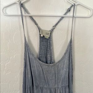 Anthropologie Asymmetrical Dress in Light blue